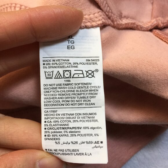 New! Old Navy Active Hoodie Sweatshirt XL Coral Dynamic Fleece 4 Ways Stretch - Picture 4 of 15